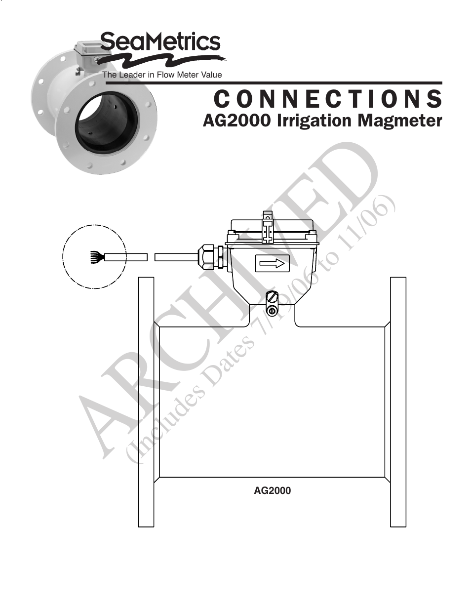 Seametrics AG2000 v.2 User Manual | 4 pages