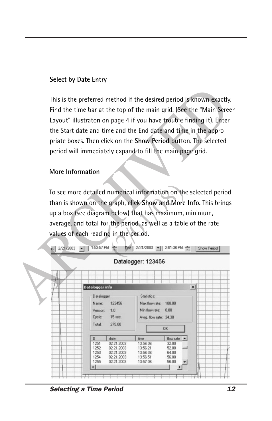 Ar ch ive d | Seametrics DL75 v.2 User Manual | Page 17 / 24