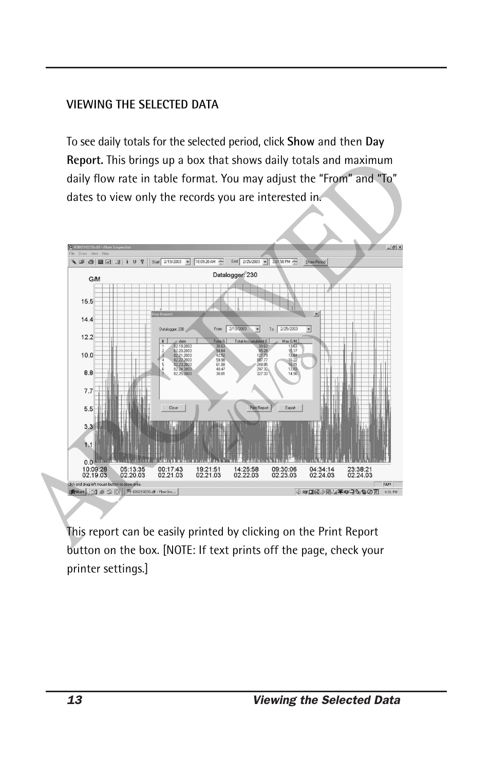 Ar ch ive d | Seametrics DL75 v.2 User Manual | Page 18 / 24