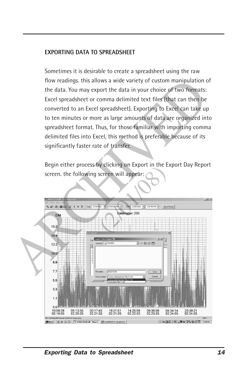 Ar ch ive d | Seametrics DL75 v.2 User Manual | Page 19 / 24