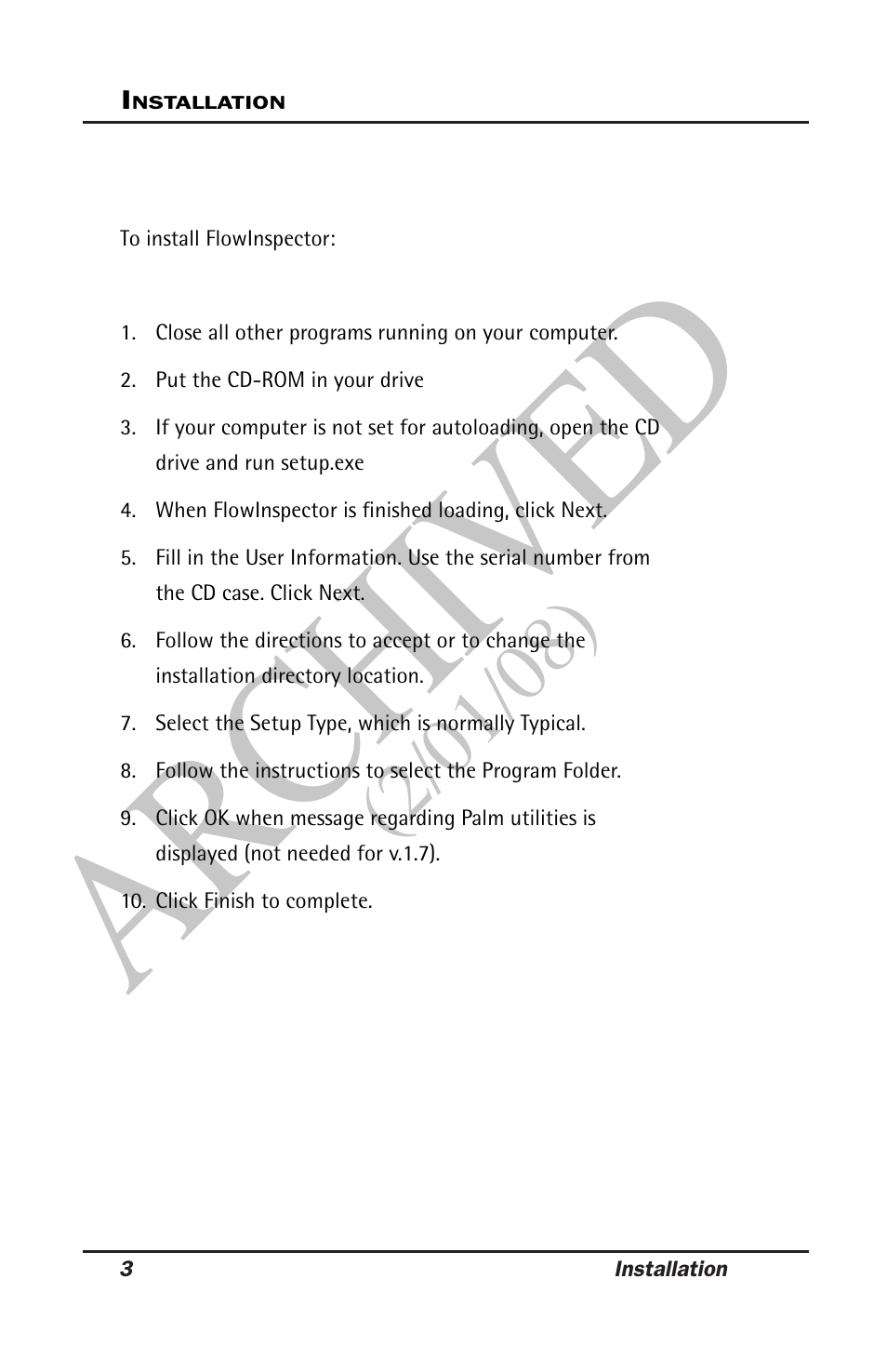 Ar ch ive d | Seametrics DL75 v.2 User Manual | Page 8 / 24