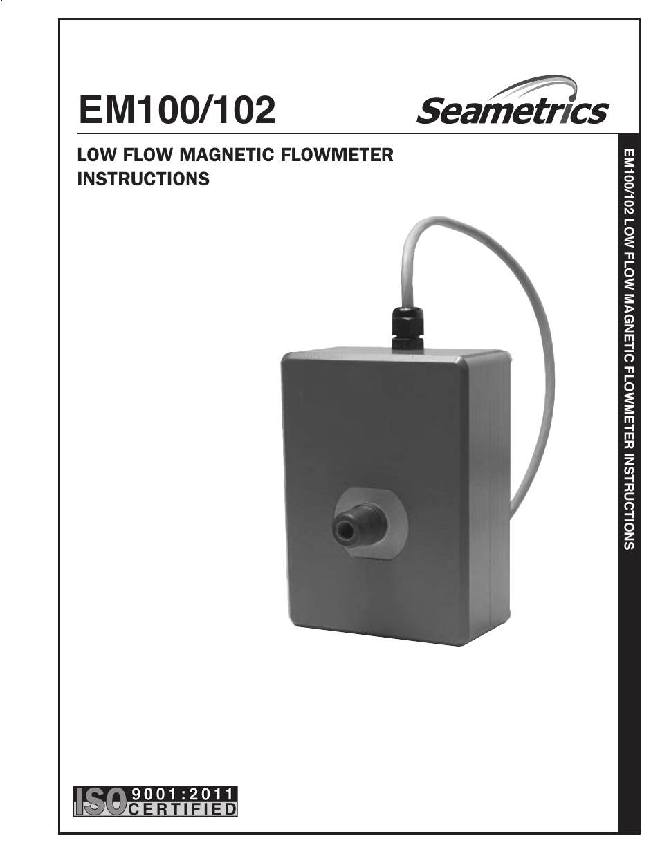 Seametrics EM 100-102 v.2 User Manual | 4 pages