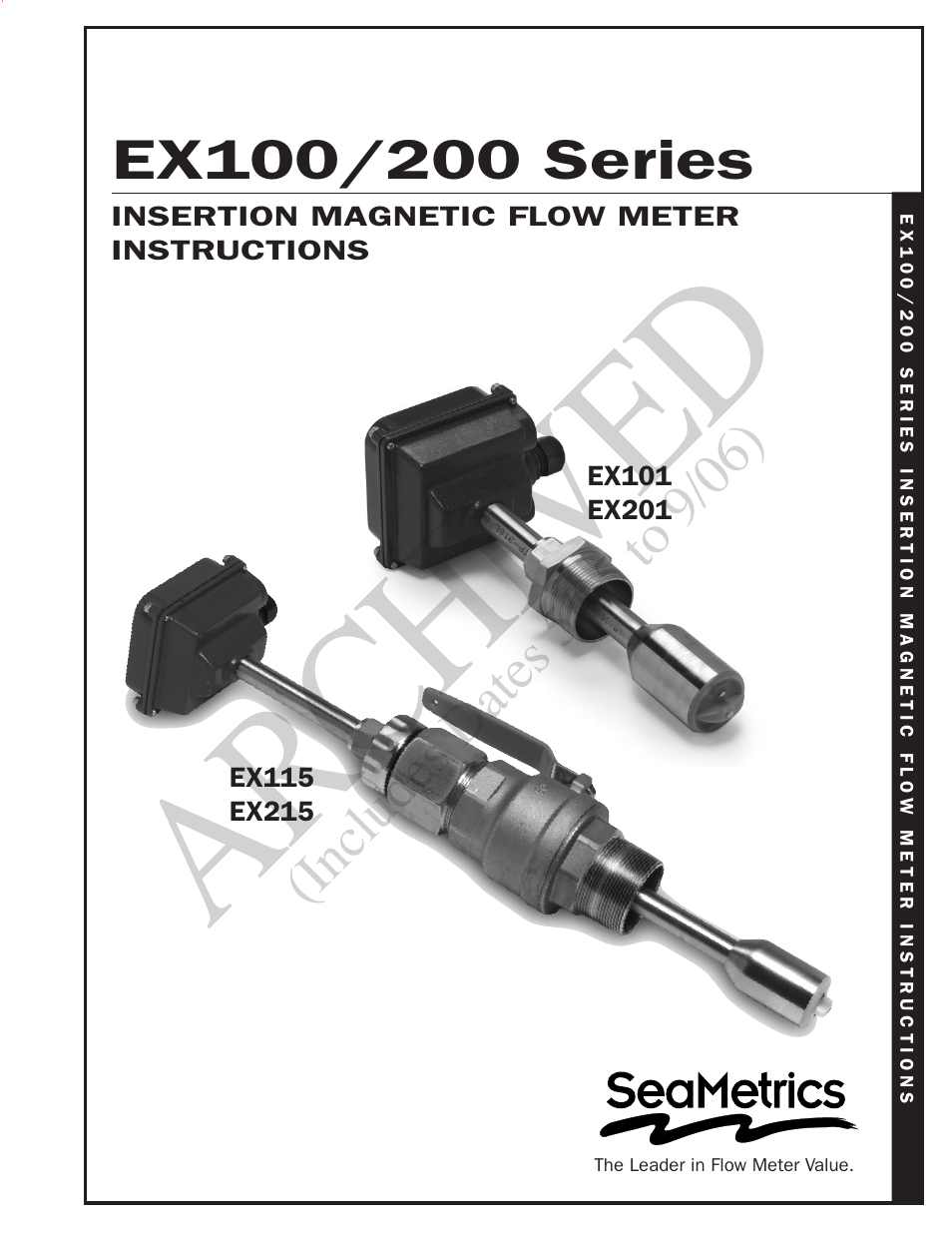 Seametrics EX100-200 Series v.2 User Manual | 16 pages