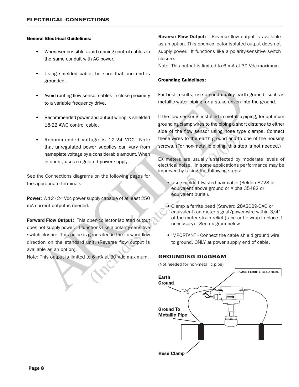 Ar ch ive d | Seametrics EX100-200 Series v.2 User Manual | Page 10 / 16