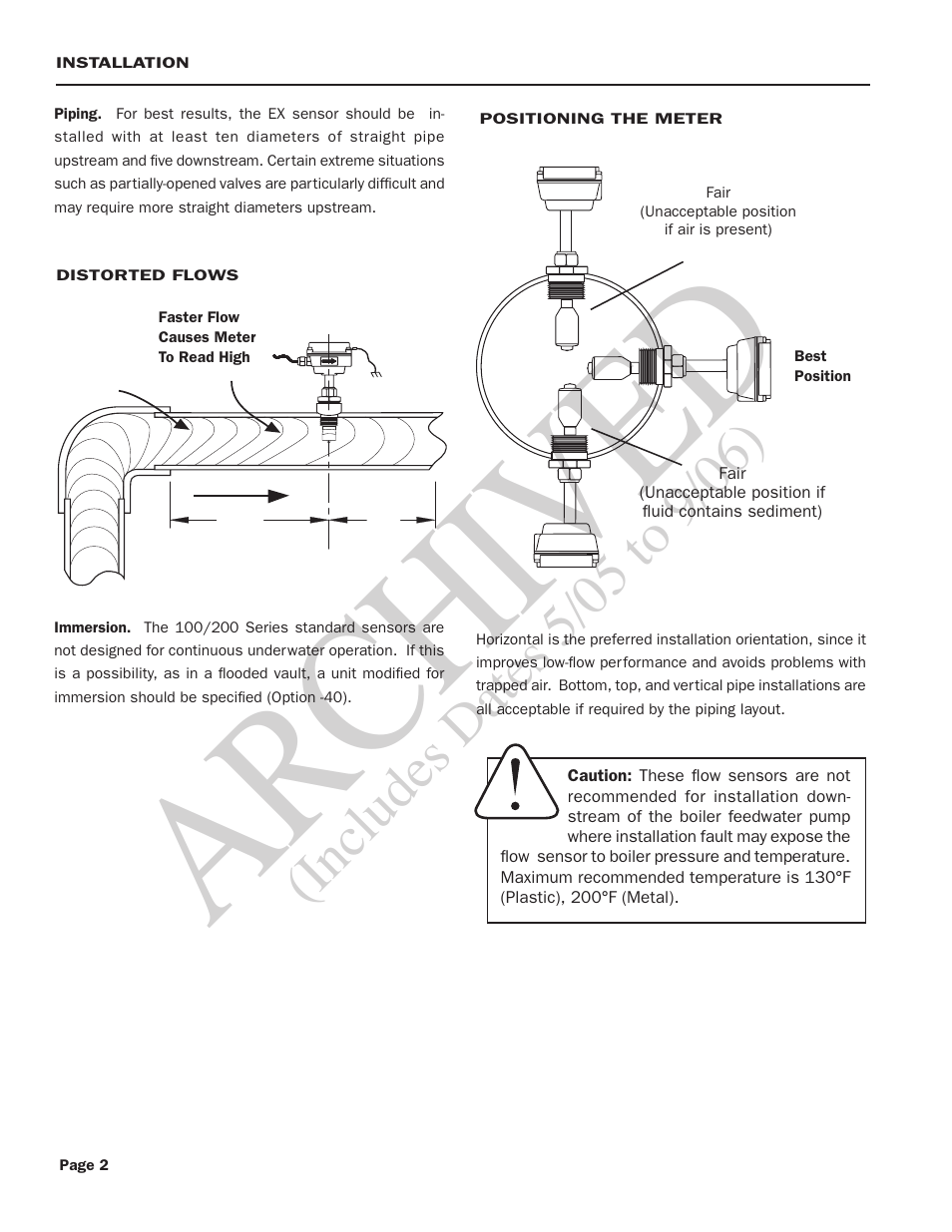 Ar ch ive d | Seametrics EX100-200 Series v.2 User Manual | Page 4 / 16