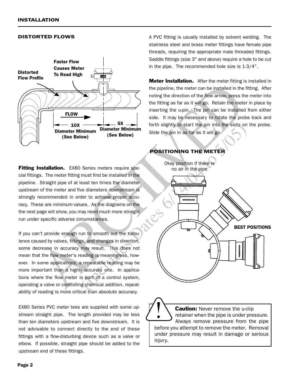 Ar ch ive d | Seametrics EX80 Series v.1 User Manual | Page 4 / 12