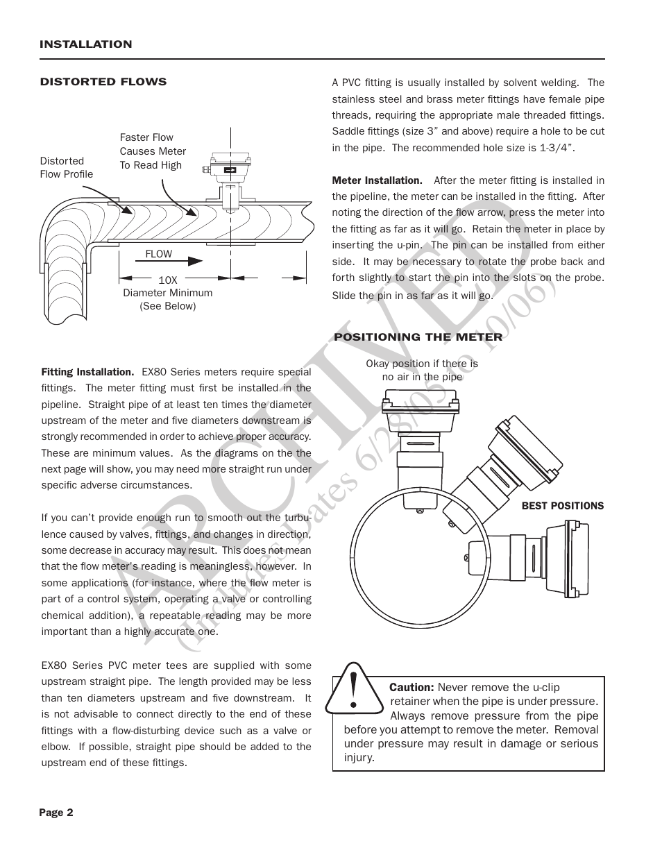 Ar ch ive d | Seametrics EX80 Series v.2 User Manual | Page 4 / 12