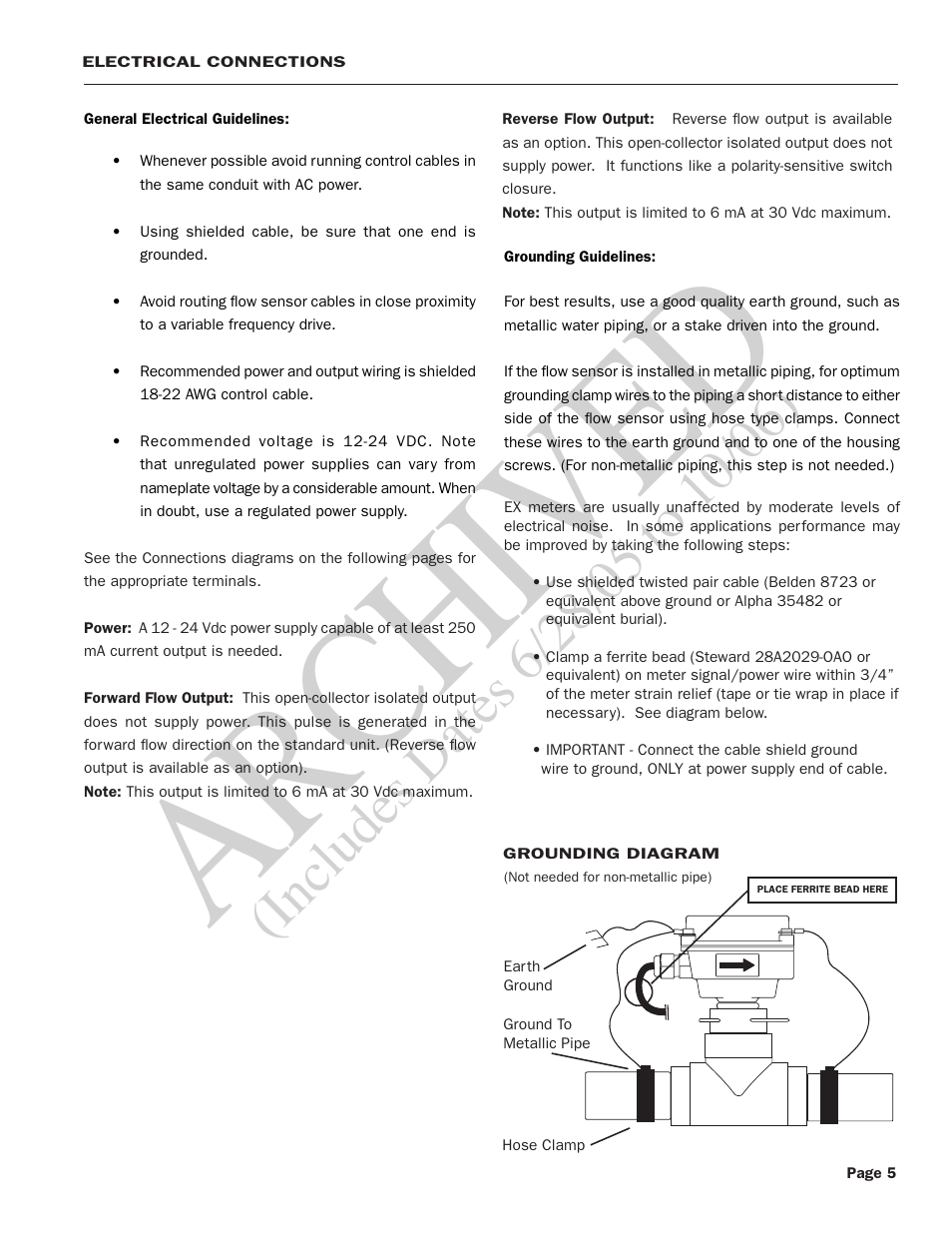 Ar ch ive d | Seametrics EX80 Series v.2 User Manual | Page 7 / 12