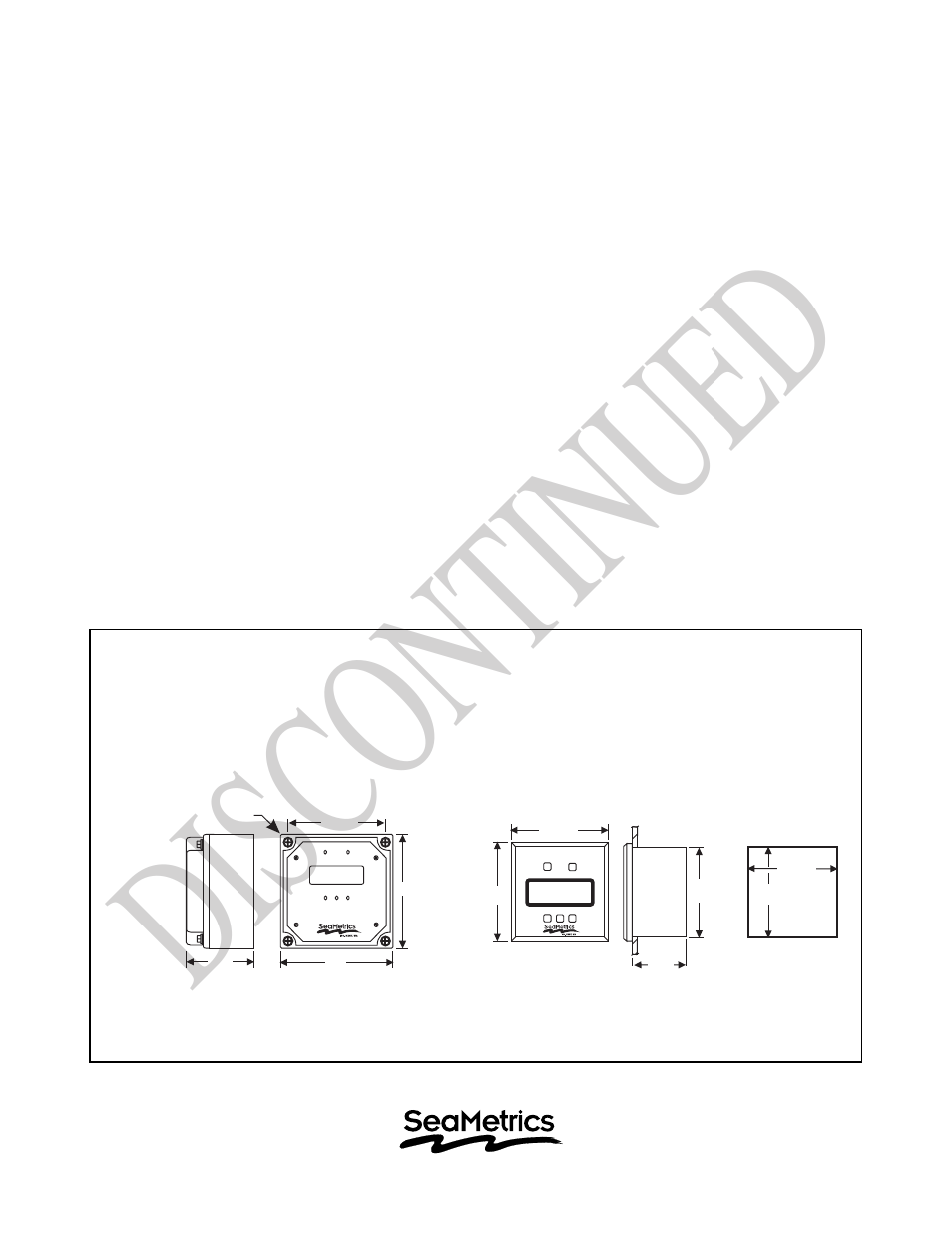 Dis con tin ued | Seametrics FT410 User Manual | Page 4 / 4