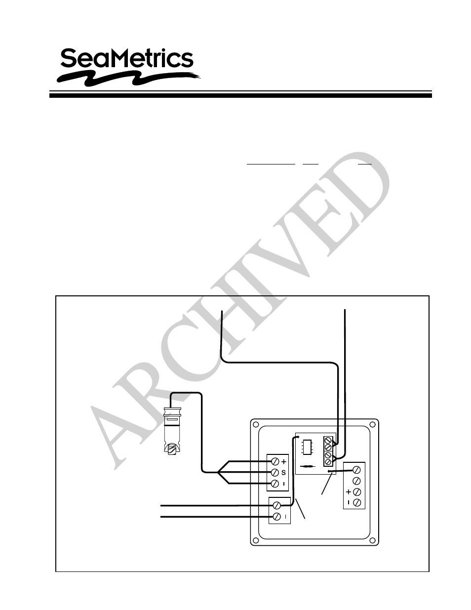 Seametrics FT420-98 User Manual | 1 page