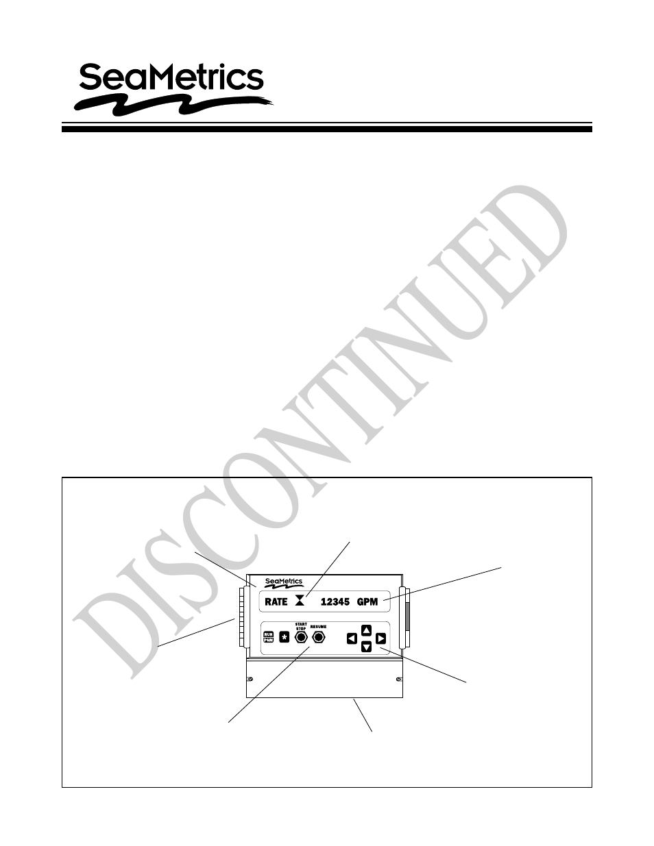 Seametrics FT500B User Manual | 4 pages