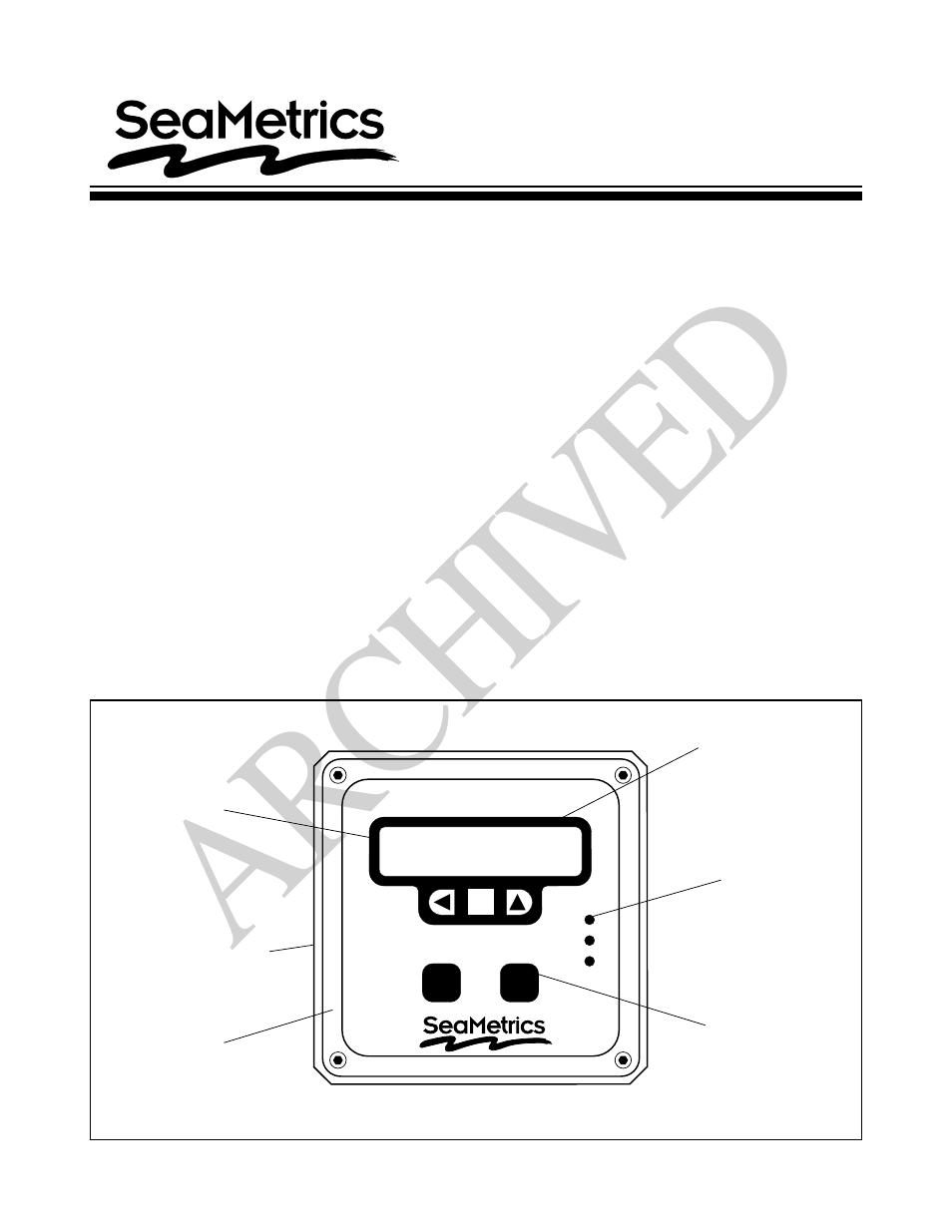 Seametrics FT522 User Manual | 4 pages