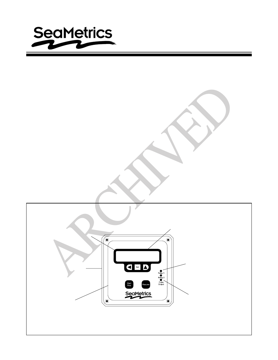 Seametrics FT520-84 v.1 User Manual | 4 pages