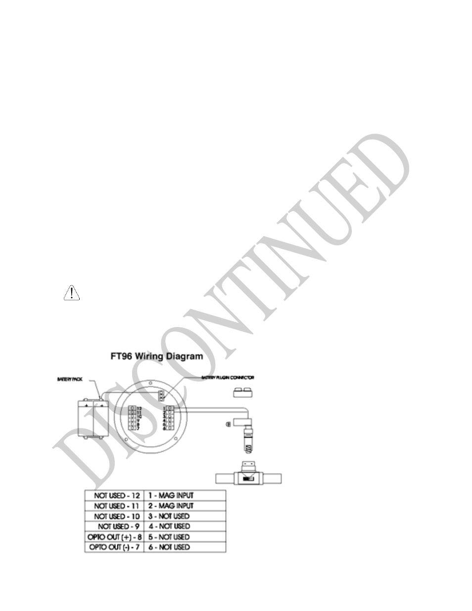 Dis con tin ued | Seametrics FT96M User Manual | Page 2 / 2