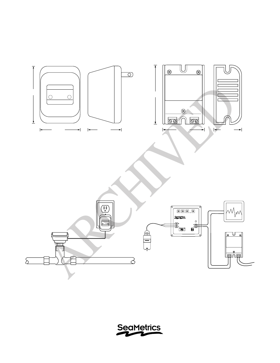 Ar ch ive d, Pc1 application diagram | Seametrics PC2 User Manual | Page 2 / 2