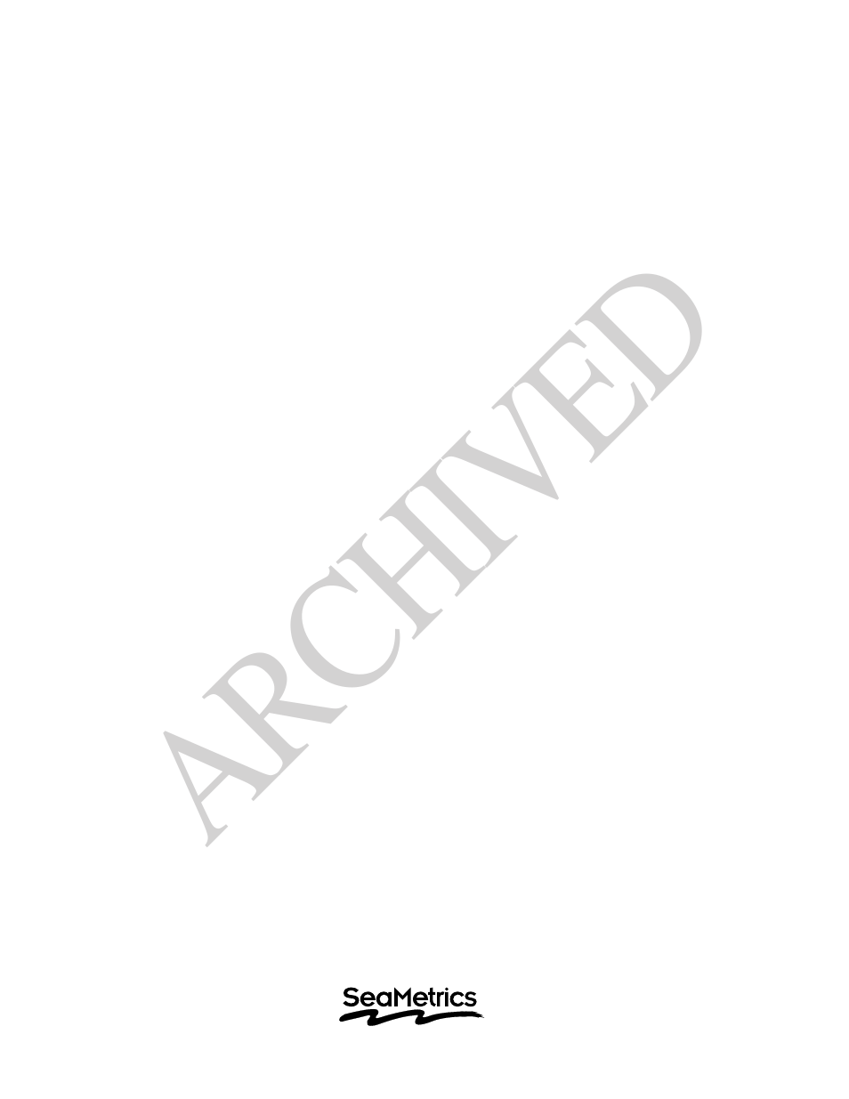 Ar ch ive d | Seametrics PT35 User Manual | Page 4 / 4