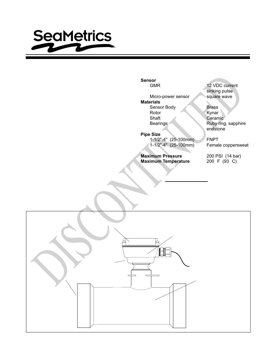 Seametrics TB User Manual | 4 pages