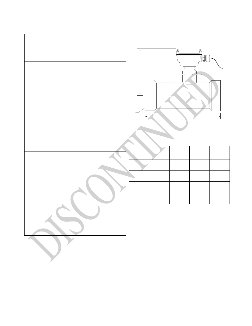 Dis con tin ued | Seametrics TB User Manual | Page 2 / 4