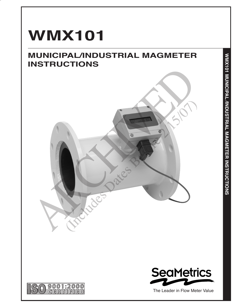 Seametrics WMX101 User Manual | 8 pages