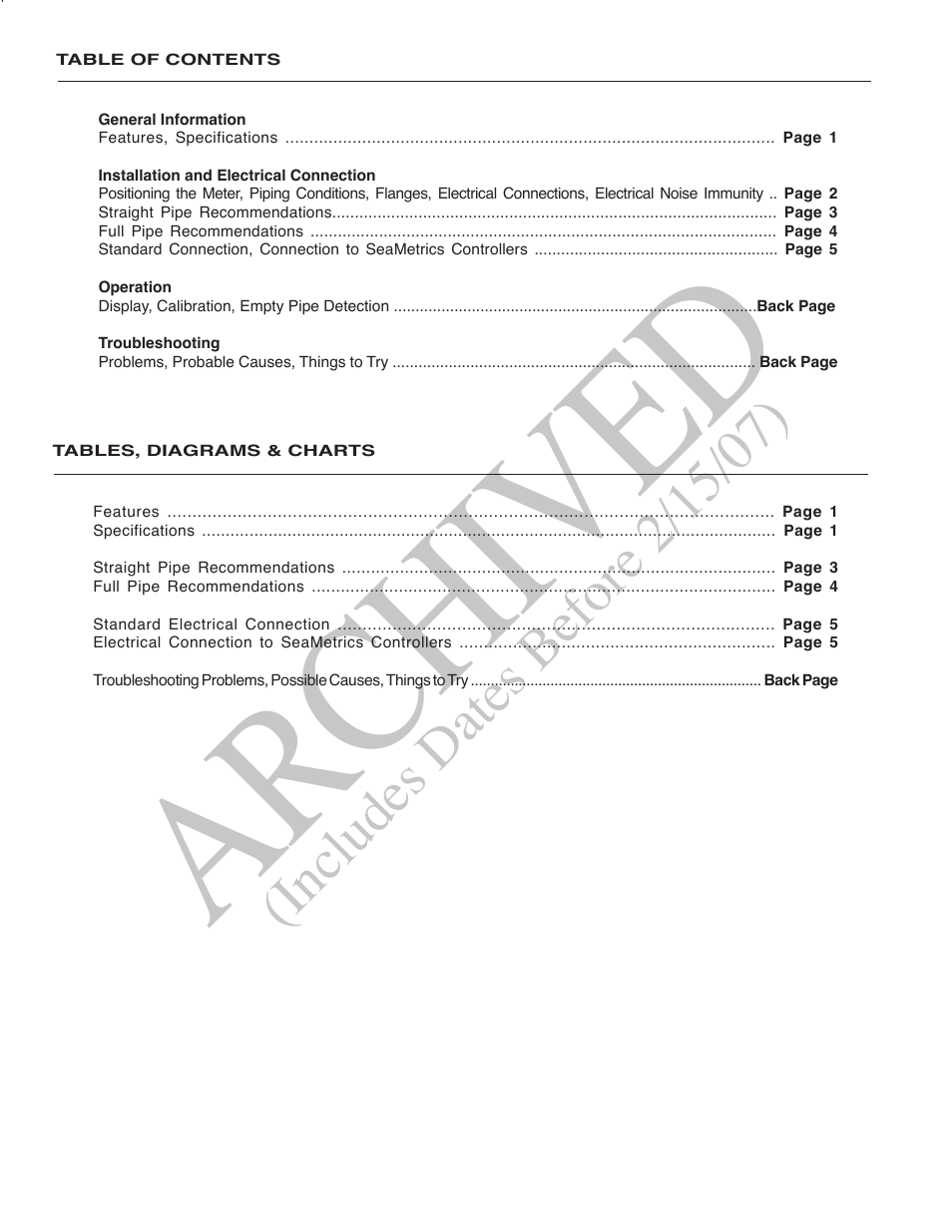 Ar ch ive d | Seametrics WMX101 User Manual | Page 2 / 8