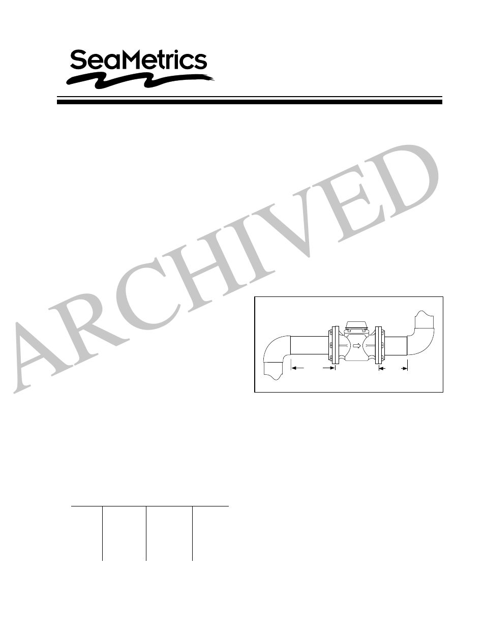 Seametrics WP User Manual | 2 pages