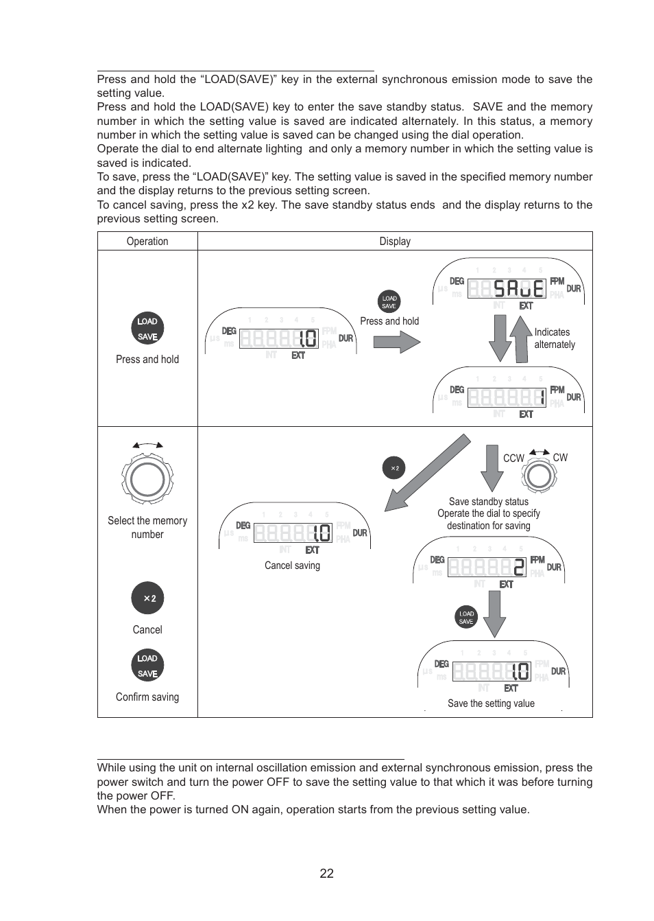 SHIMPO DT-365 User Manual | Page 22 / 36