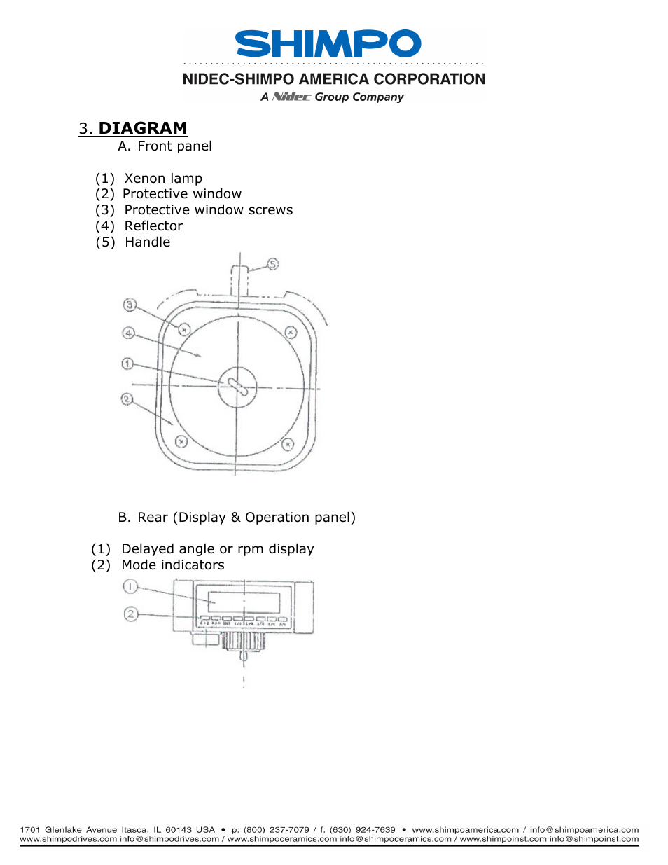 Diagram | SHIMPO DT-311J-230V User Manual | Page 4 / 12