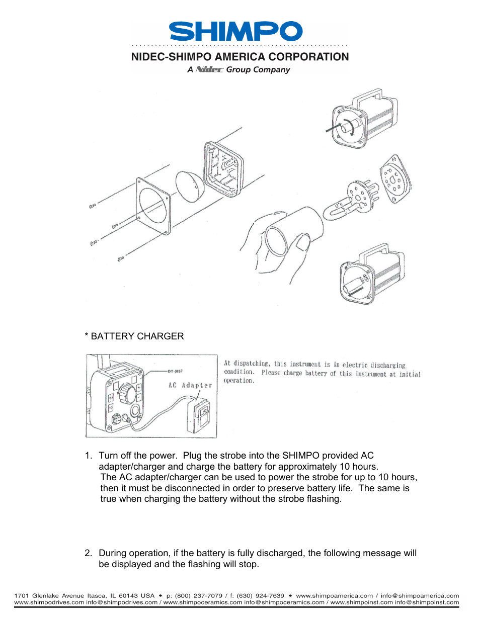SHIMPO DT-315P User Manual | Page 13 / 17