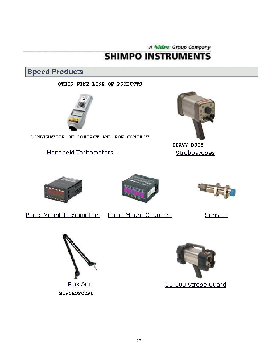 SHIMPO DT-900 User Manual | Page 30 / 33