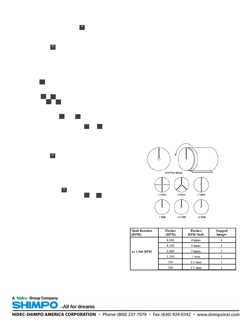 SHIMPO ST-1000 User Manual | Page 2 / 2