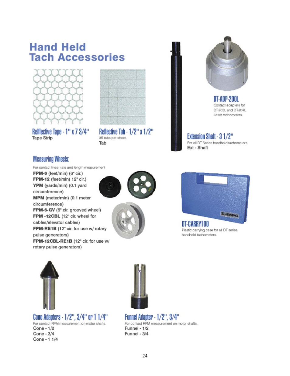 SHIMPO DT-209X-S12 User Manual | Page 28 / 68