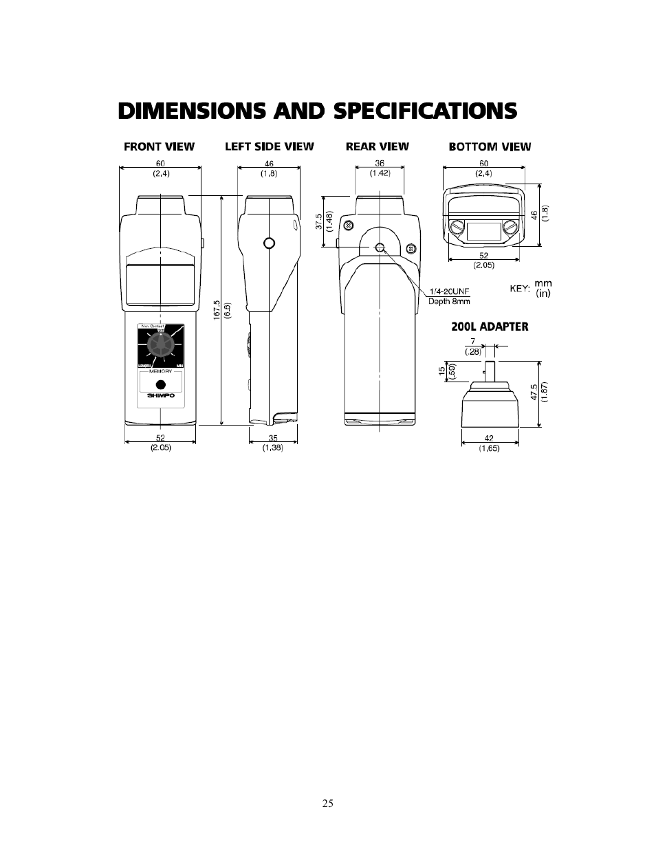 SHIMPO DT-209X-S12 User Manual | Page 29 / 68