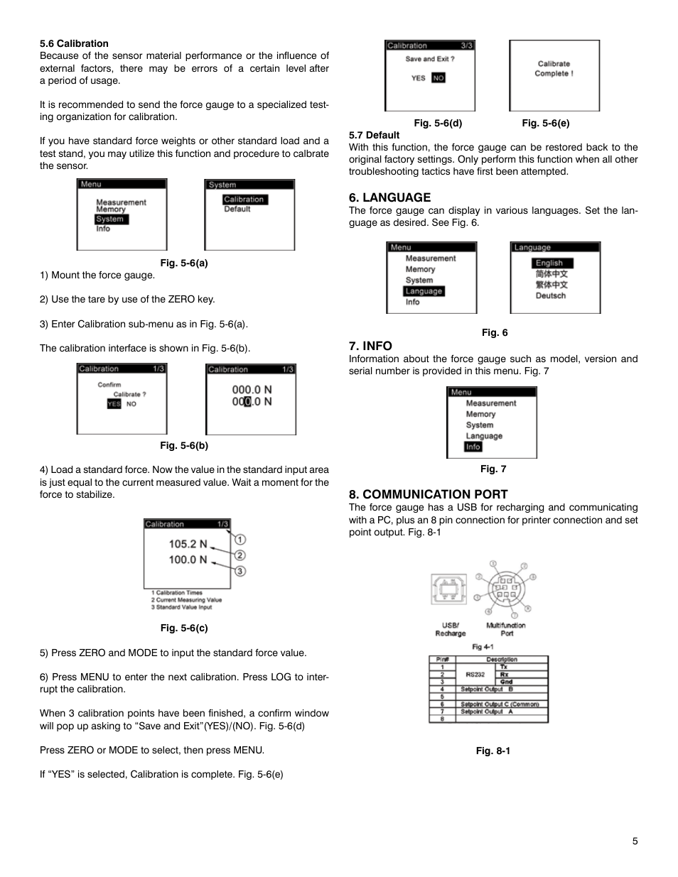 SHIMPO FG-3000 User Manual | Page 5 / 8