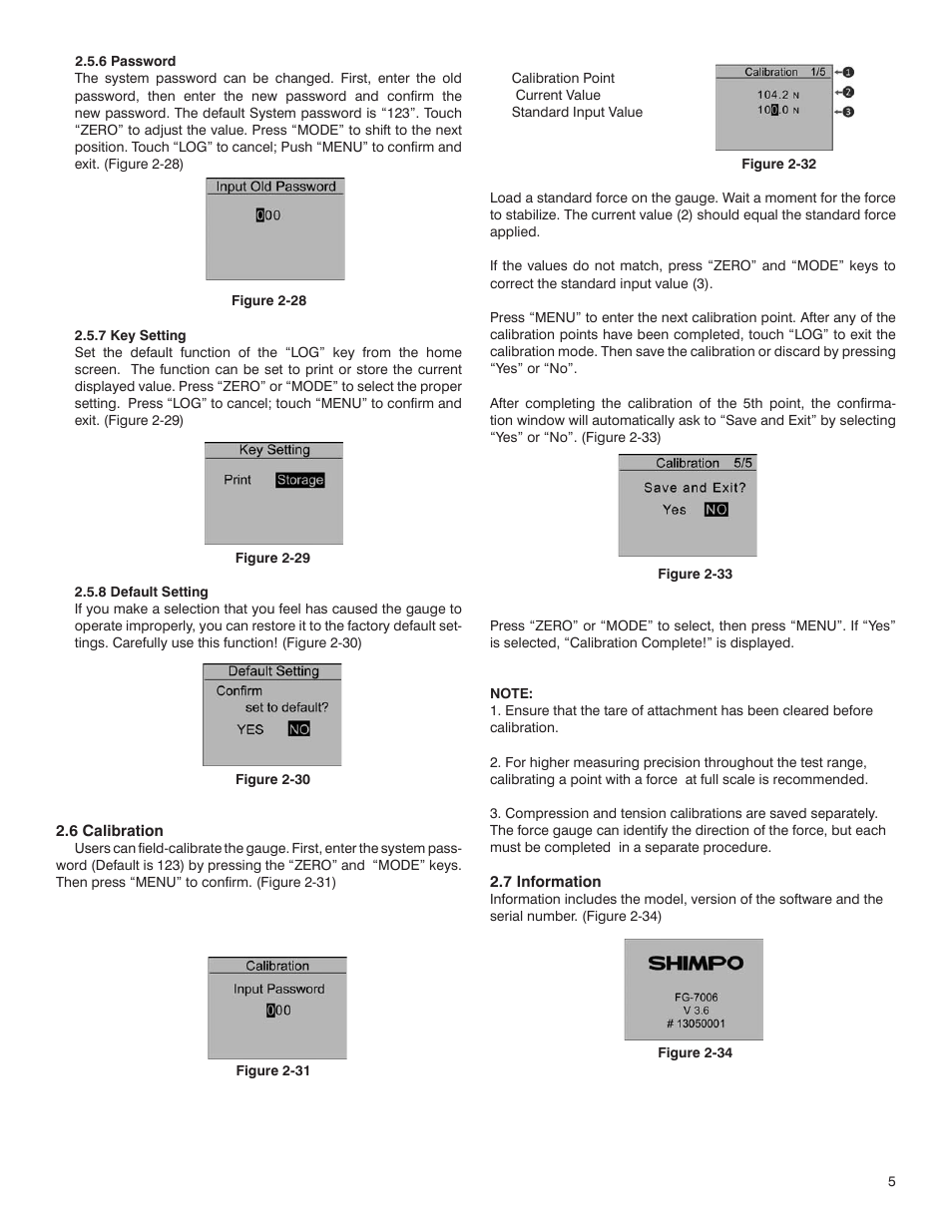 SHIMPO FG-7000-Series User Manual | Page 5 / 8