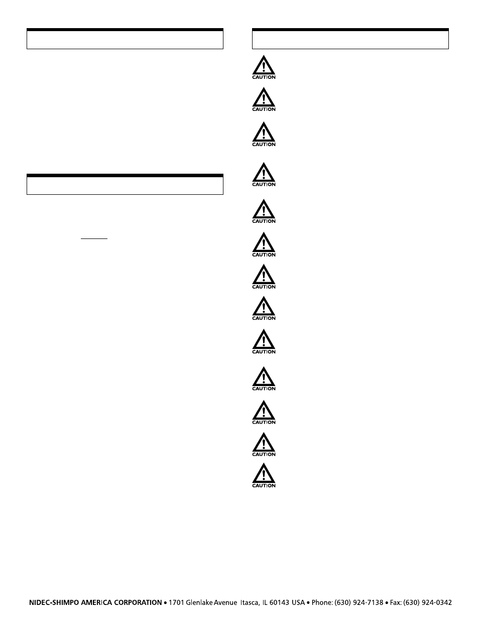 Features and benefits | SHIMPO DRI-series User Manual | Page 2 / 20