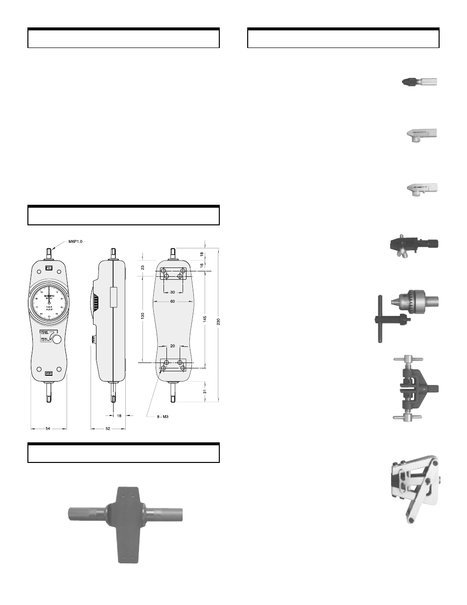 General operation | SHIMPO MF Series User Manual | Page 2 / 2