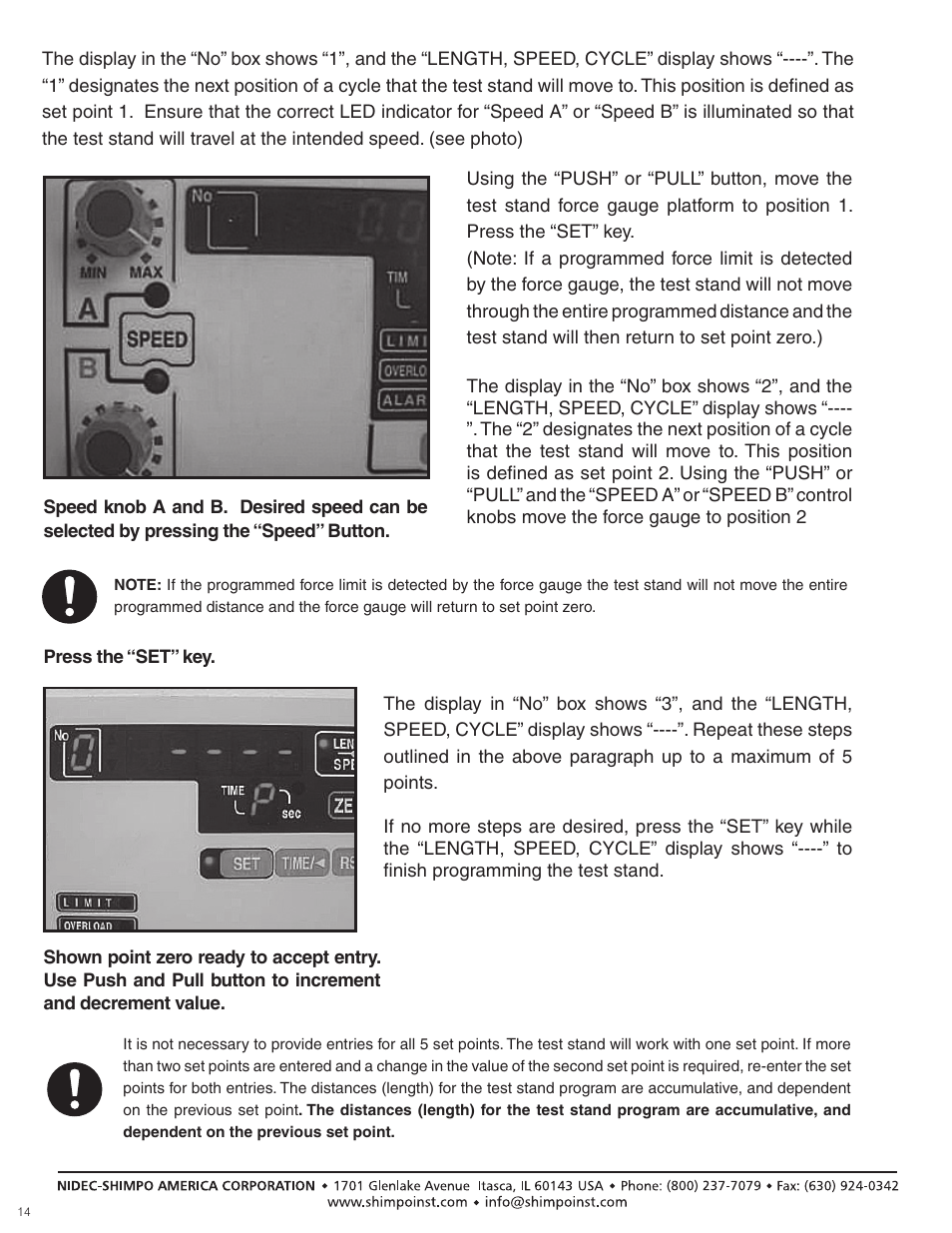 SHIMPO FGS-100-PXL User Manual | Page 14 / 20