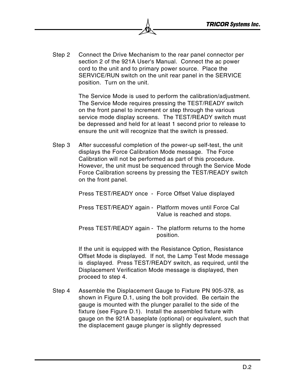 SHIMPO 921A User Manual | Page 49 / 52