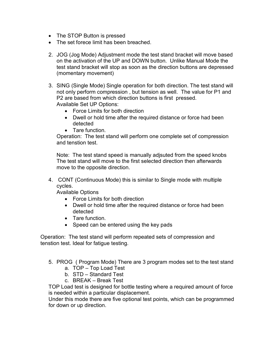 SHIMPO FGS-200-PV User Manual | Page 5 / 31