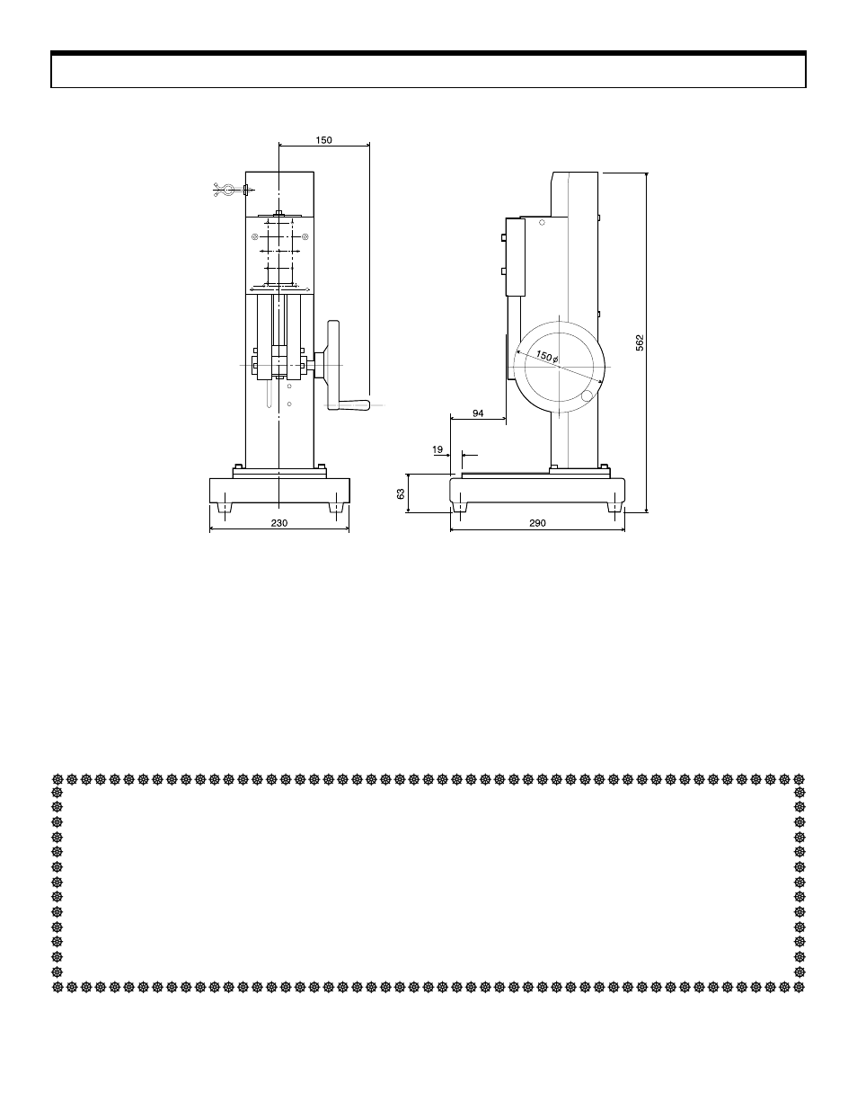 Dimensions | SHIMPO FGS-100H User Manual | Page 2 / 2