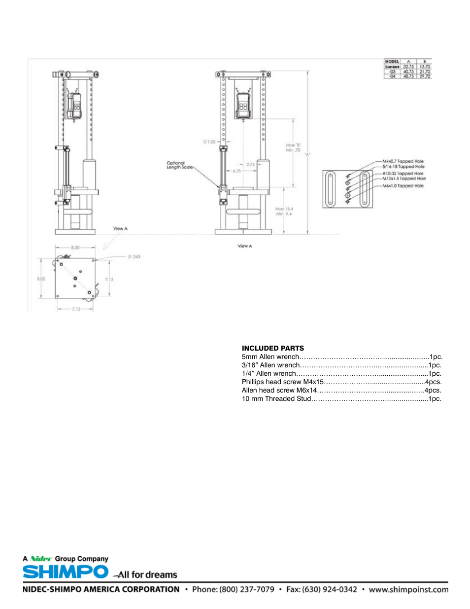 SHIMPO FGS-1000H User Manual | Page 2 / 2
