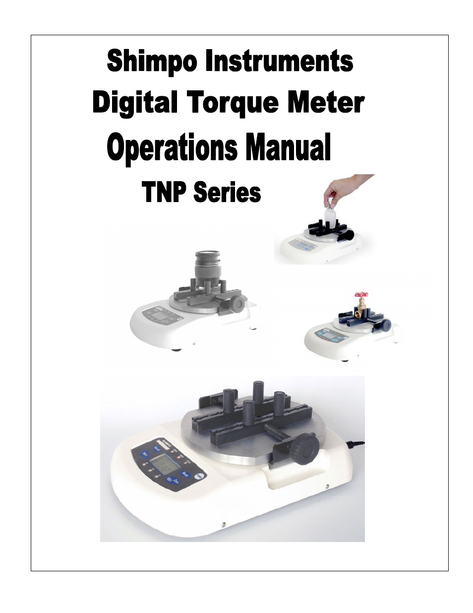 SHIMPO TNP-Series User Manual | 22 pages