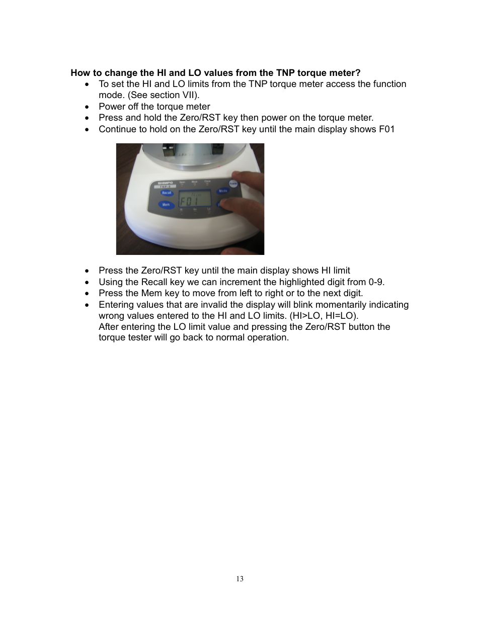 SHIMPO TNP-Series User Manual | Page 14 / 22