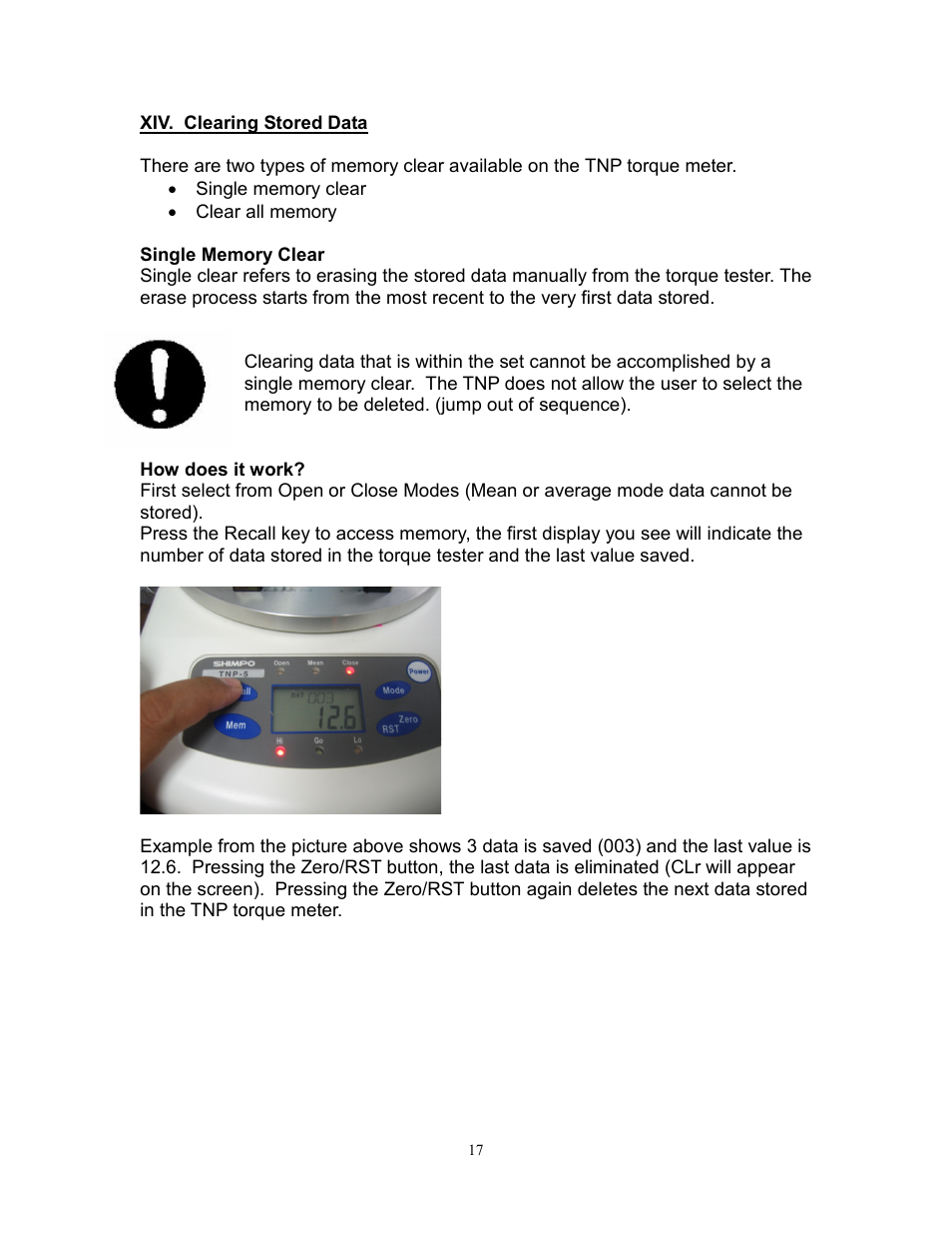 SHIMPO TNP-Series User Manual | Page 18 / 22