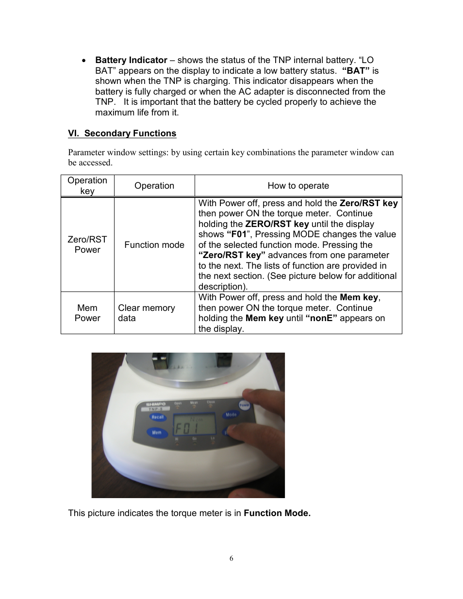 SHIMPO TNP-Series User Manual | Page 7 / 22