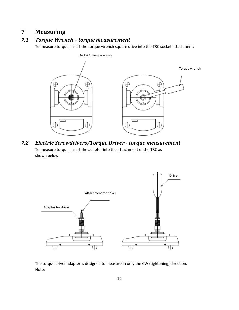 7measuring | SHIMPO TRC-Series User Manual | Page 16 / 23