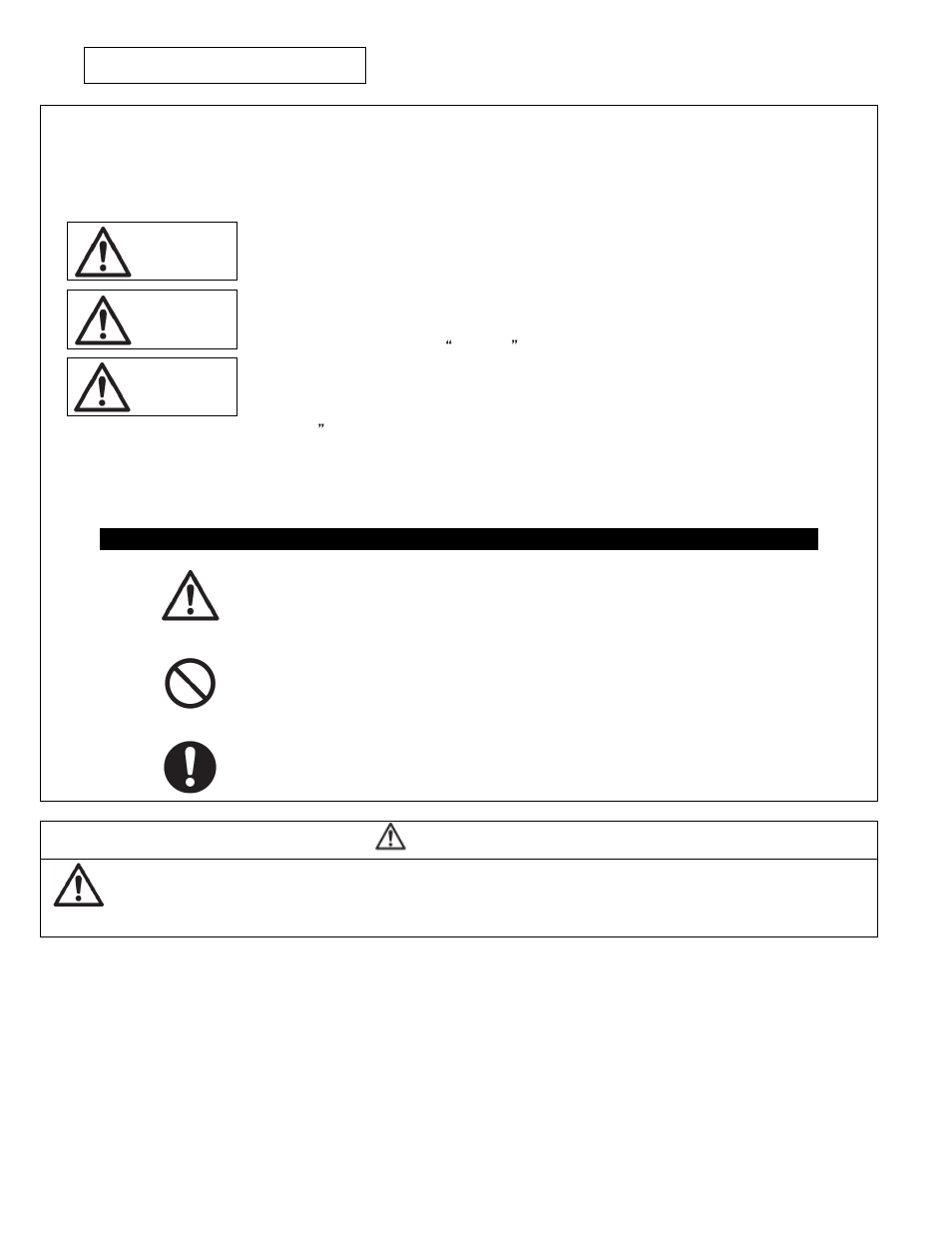 Safety precautions, Warning | SHIMPO TRC-Series User Manual | Page 2 / 23