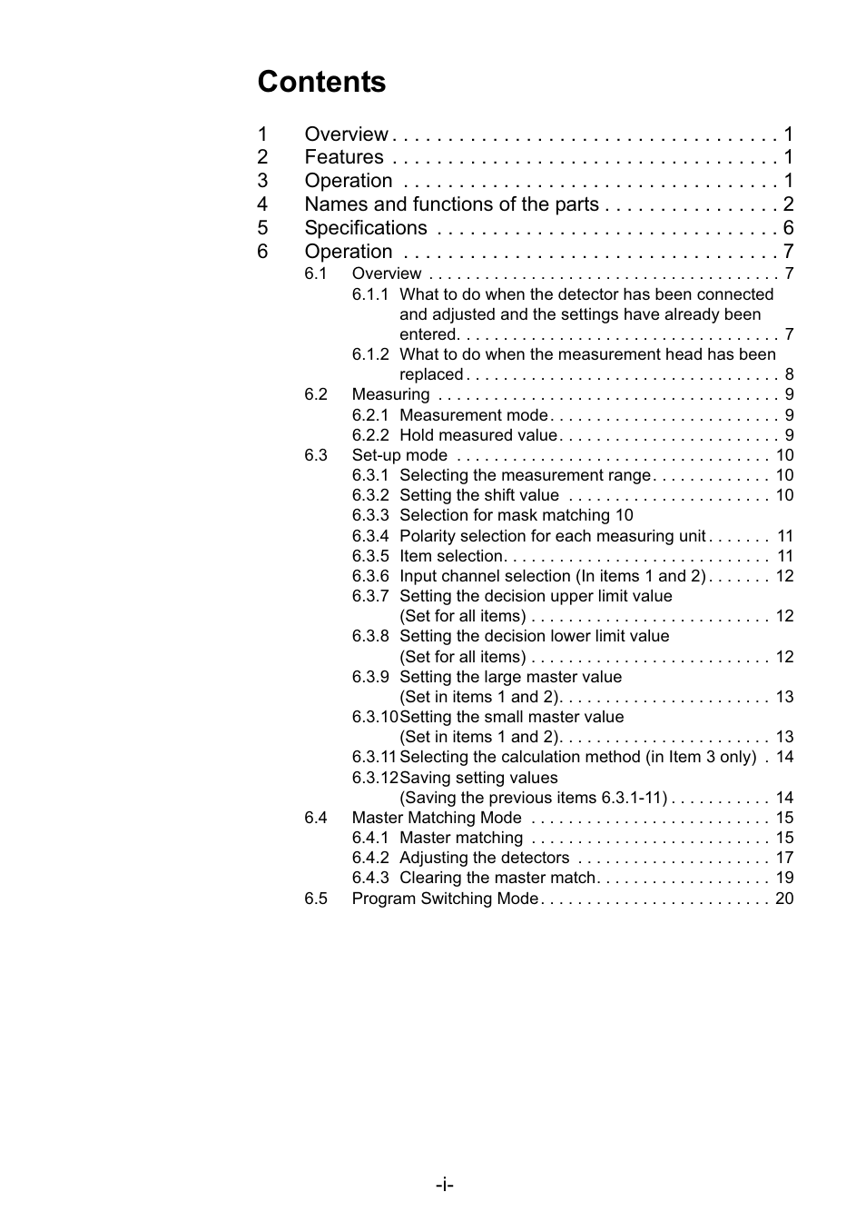 SHIMPO CEG-2000 User Manual | Page 2 / 36