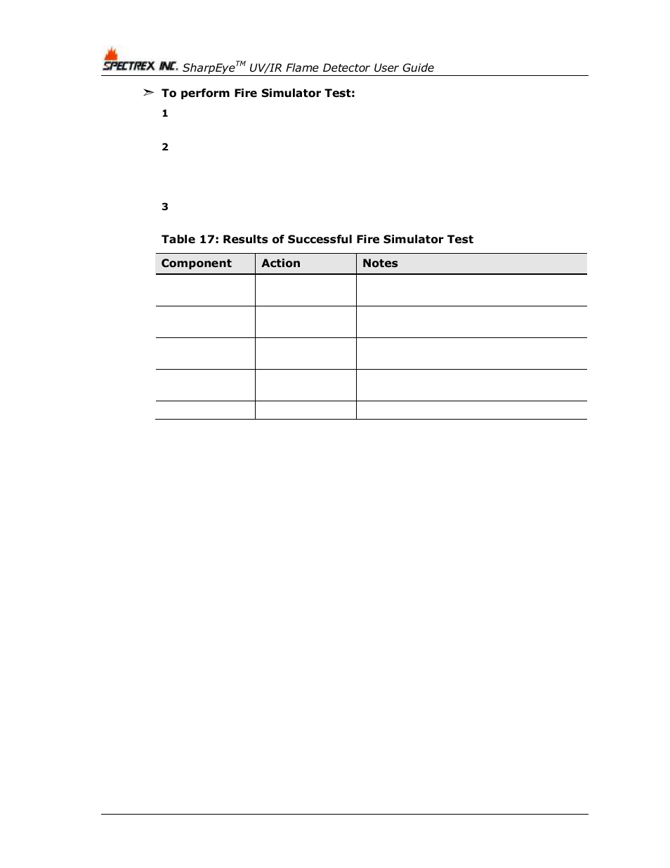 Spectrex 40/40L-LB UV/IR Flame Detector Series User Manual | Page 48 / 80