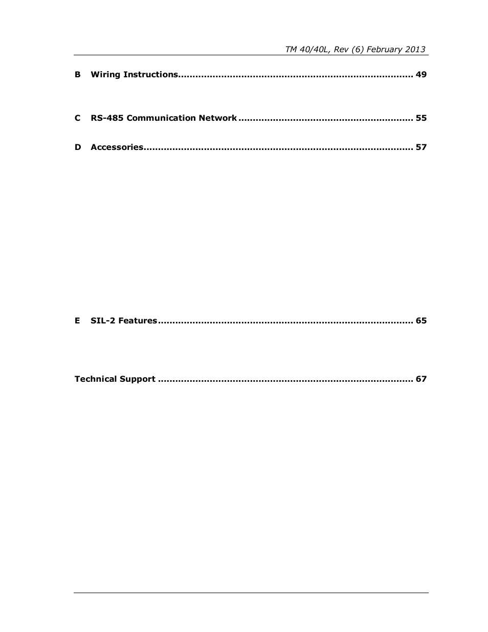 Spectrex 40/40L-LB UV/IR Flame Detector Series User Manual | Page 9 / 80